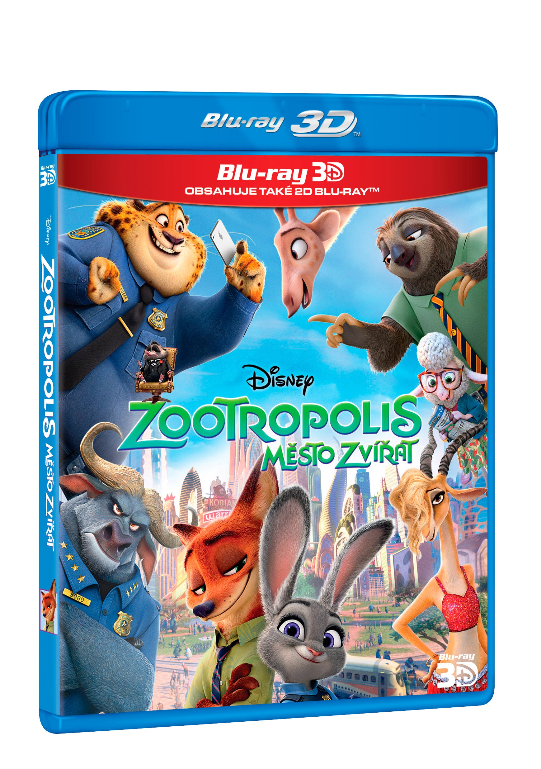 Zootropolis: Mesto zvirat 2BD (3D+2D) / Zootropolis - Czech version