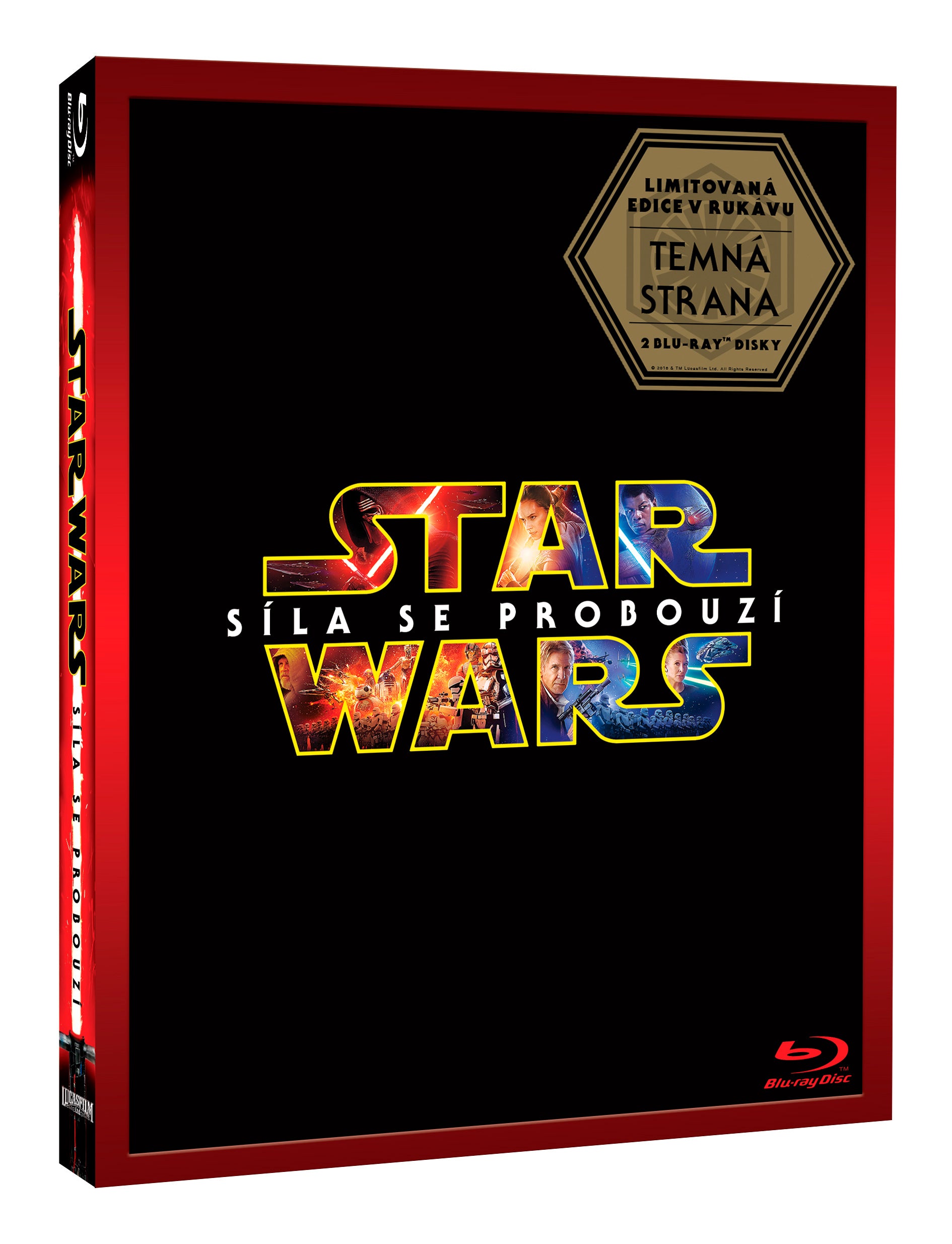 Star Wars: Sila se probouzi (2Blu-ray) - Limitovana edice Darkside (Star Wars: Force Awakens)