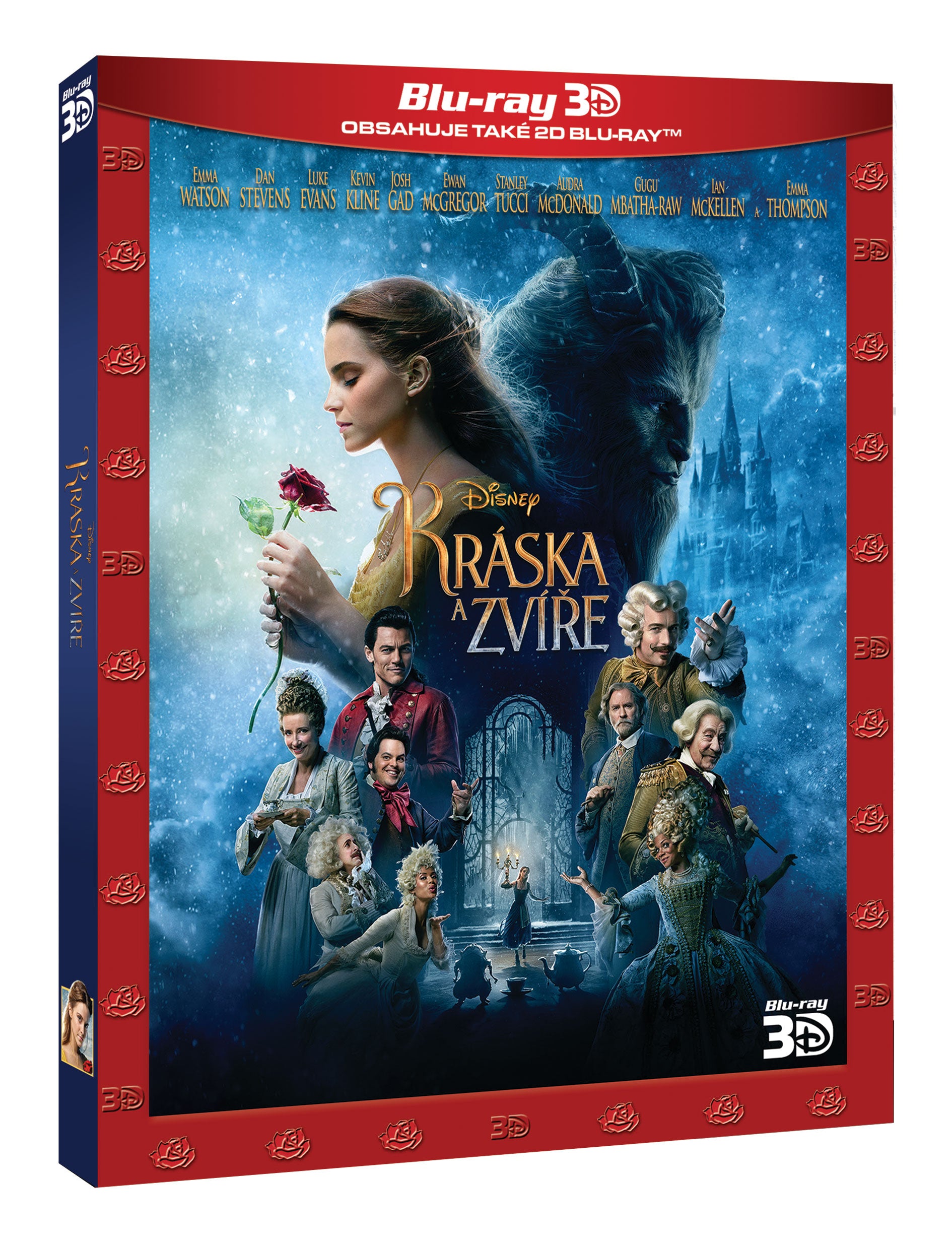 Kraska a zvire 2BD (3D+2D) - limitovana sberatelska edice / Beauty and the Beast - Czech version