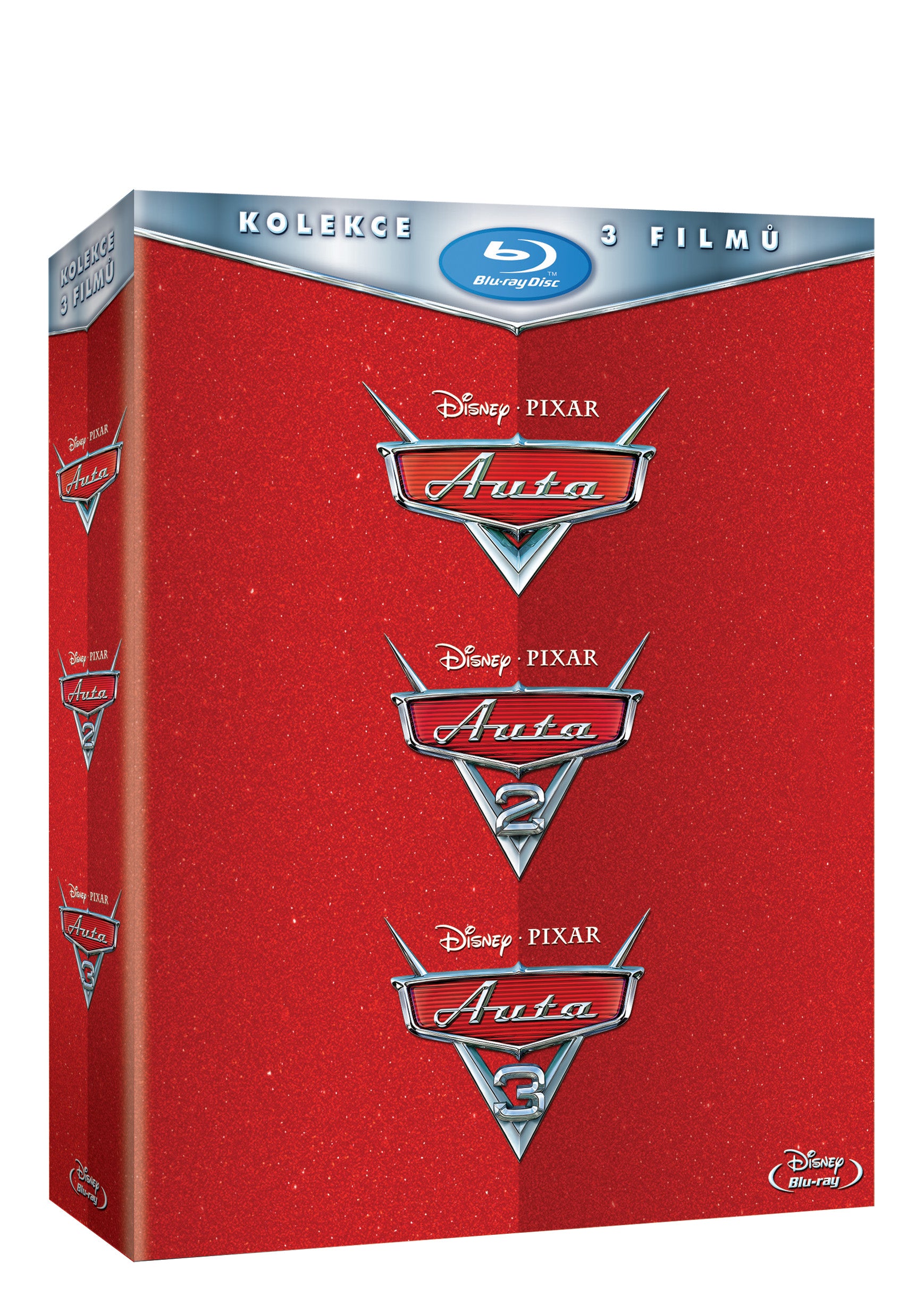 Auta kolekce 1.-3. 3BD / Cars 3movie pack - Czech version