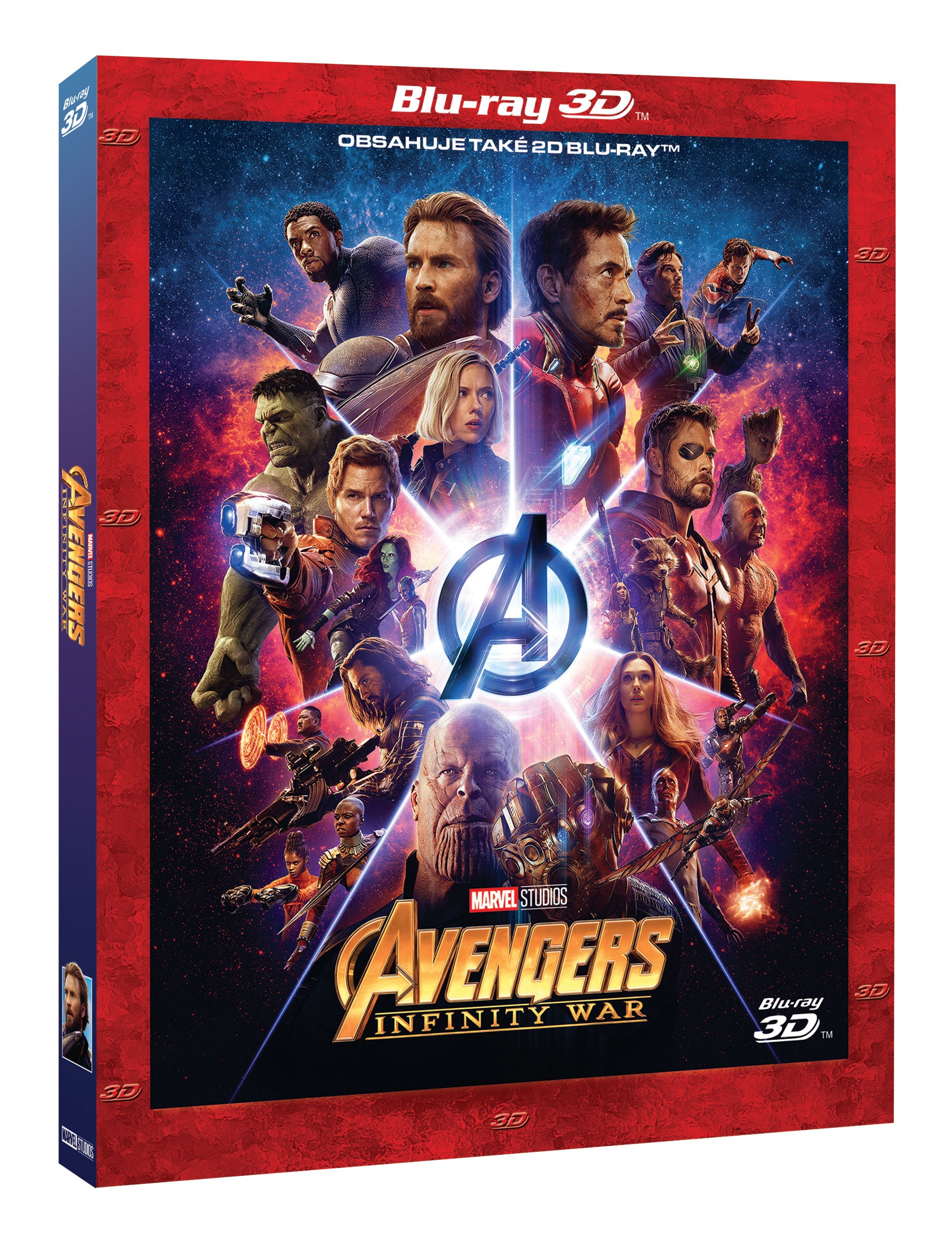 Avengers: Infinity War 2BD (3D+2D) - Limitovana sberatelska edice / Avengers: Infinity War - Czech version
