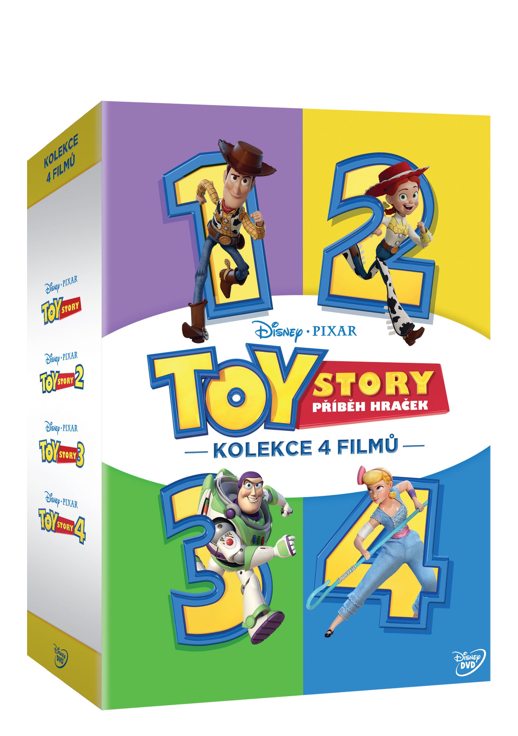 Toy Story: Pribeh hracek kolekce 1.-4. 4DVD / Toy Story 4-movie pack