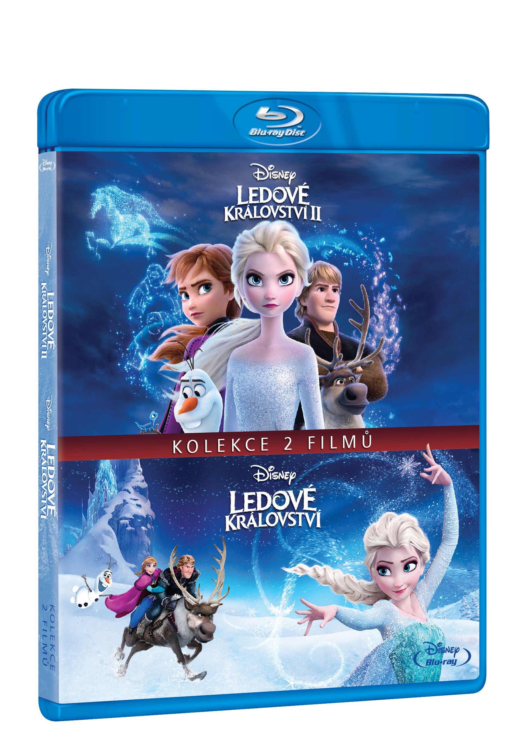 Ledove kralovstvi kolekce 1.+2. 2BD / Frozen 2-movie pack - Czech version