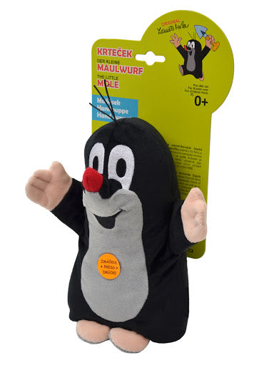 Kleine Maulwurf-Handschuhpuppe mit Ton / Krtecek mluvici manasek se zvukem