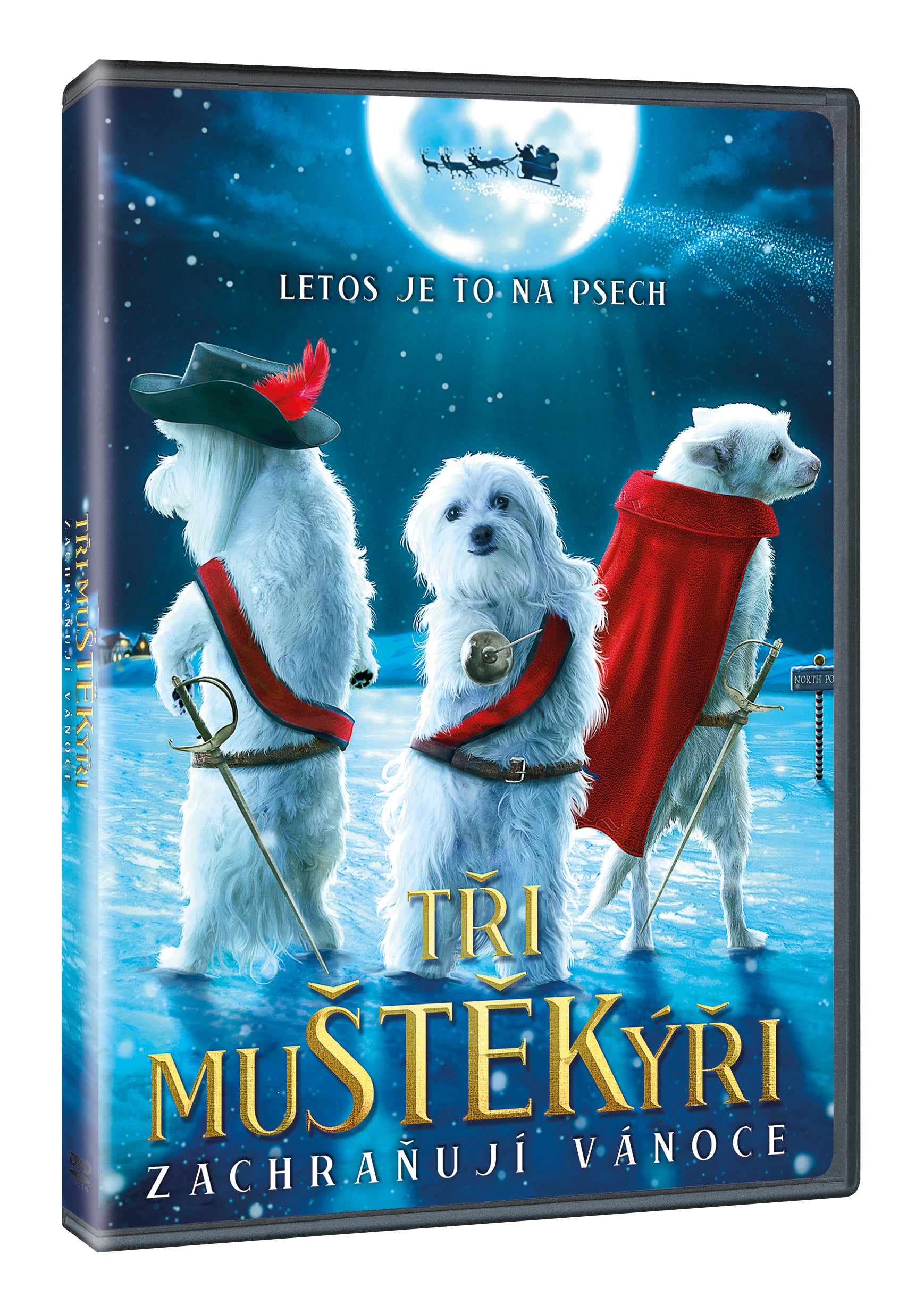 Tri muSTĚKyri zachranuji Vanoce DVD / The Three Dogateers Save Christmas