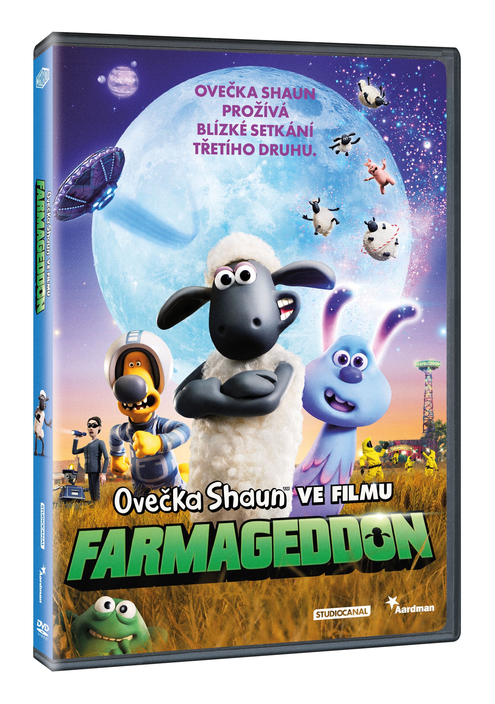 Ovecka Shaun ve filmu: Farmageddon DVD / Shaun the Sheep Movie: Farmageddon