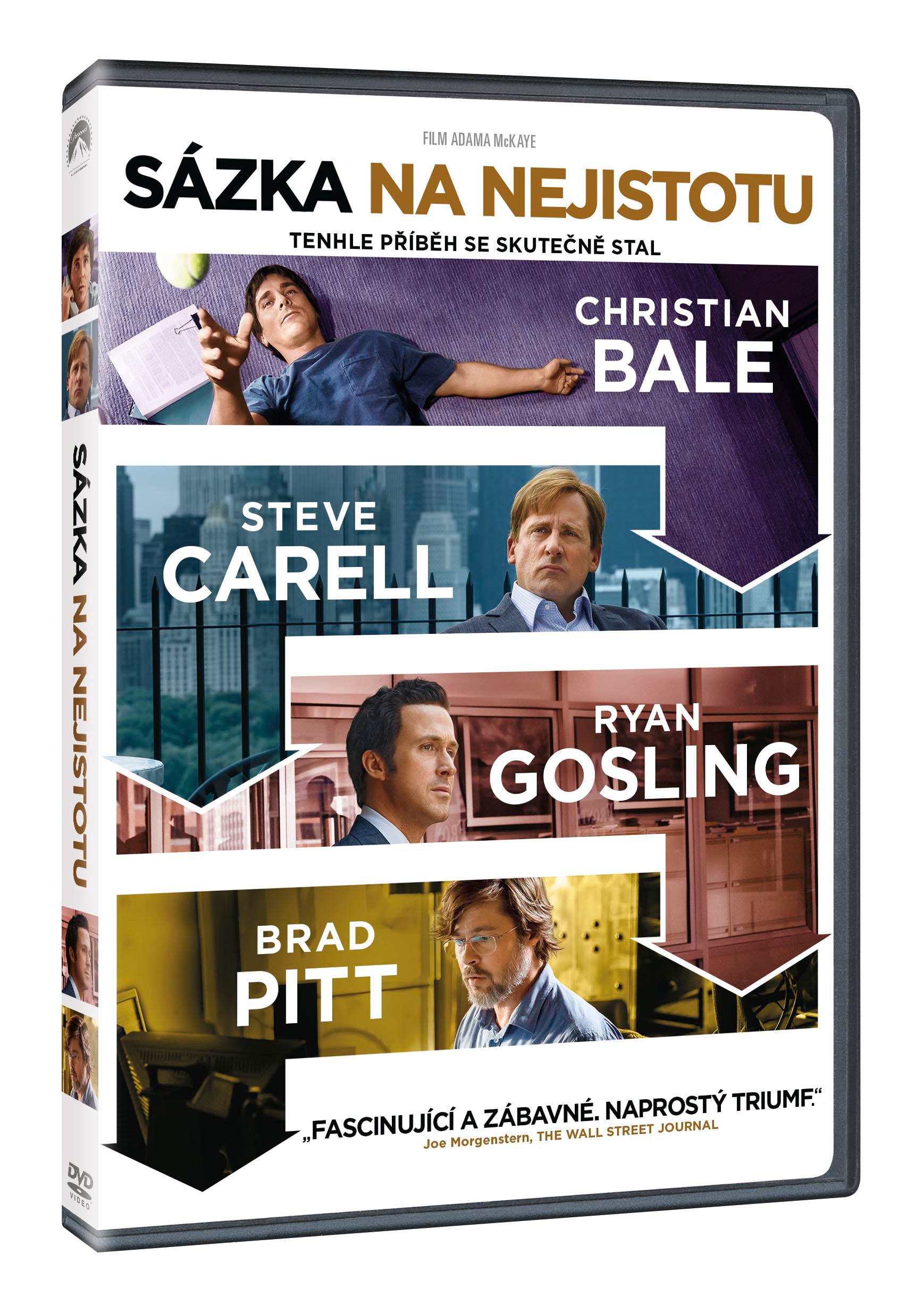 Sazka na nejistotu DVD The Big Short czech version