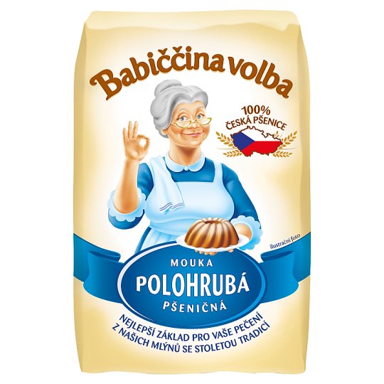 Babiccina Volba Polohruba Mouka Flour