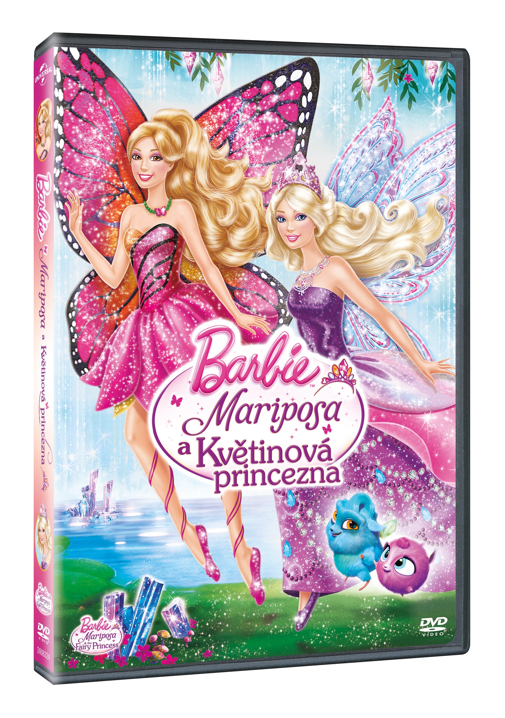 Barbie: Mariposa a Kvetinova Princezna DVD / Barbie: Mariposa und die Feenprinzessin