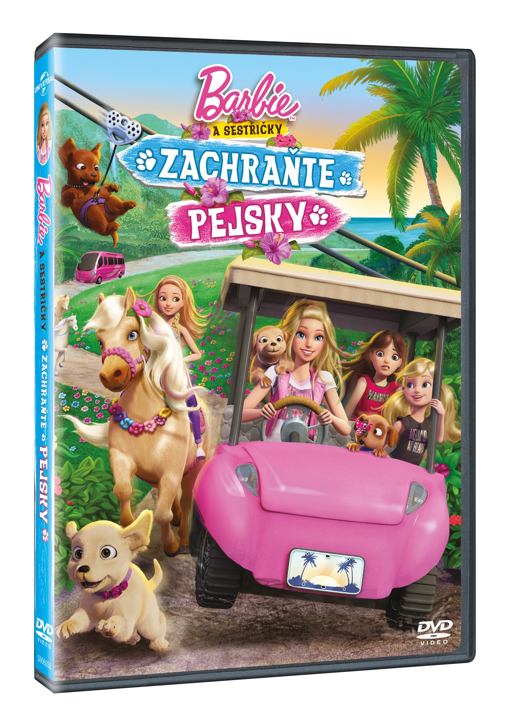 Barbie: Zachrante pejsky DVD / Barbie & Her Sisters in a Puppy Chase