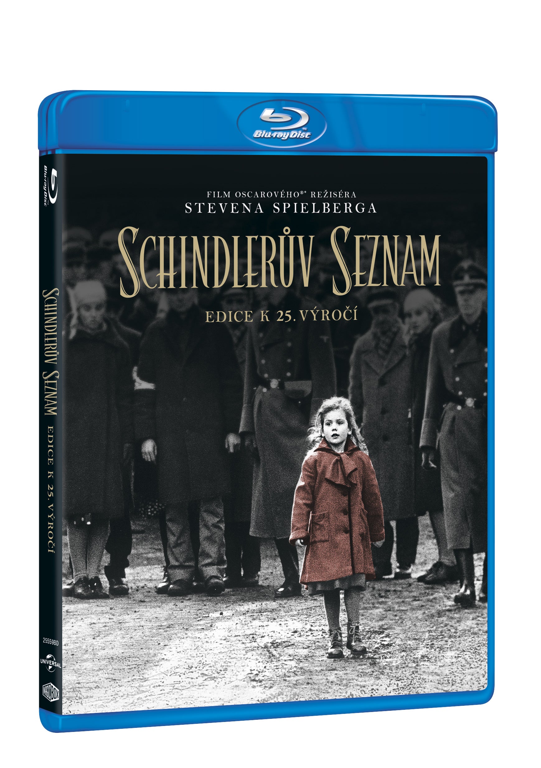 Schindleruv seznam vyrocni edice 25 let 2BD (BD+BD bonus disk) / Schindler’s List 25th Anniversary edition - Czech version