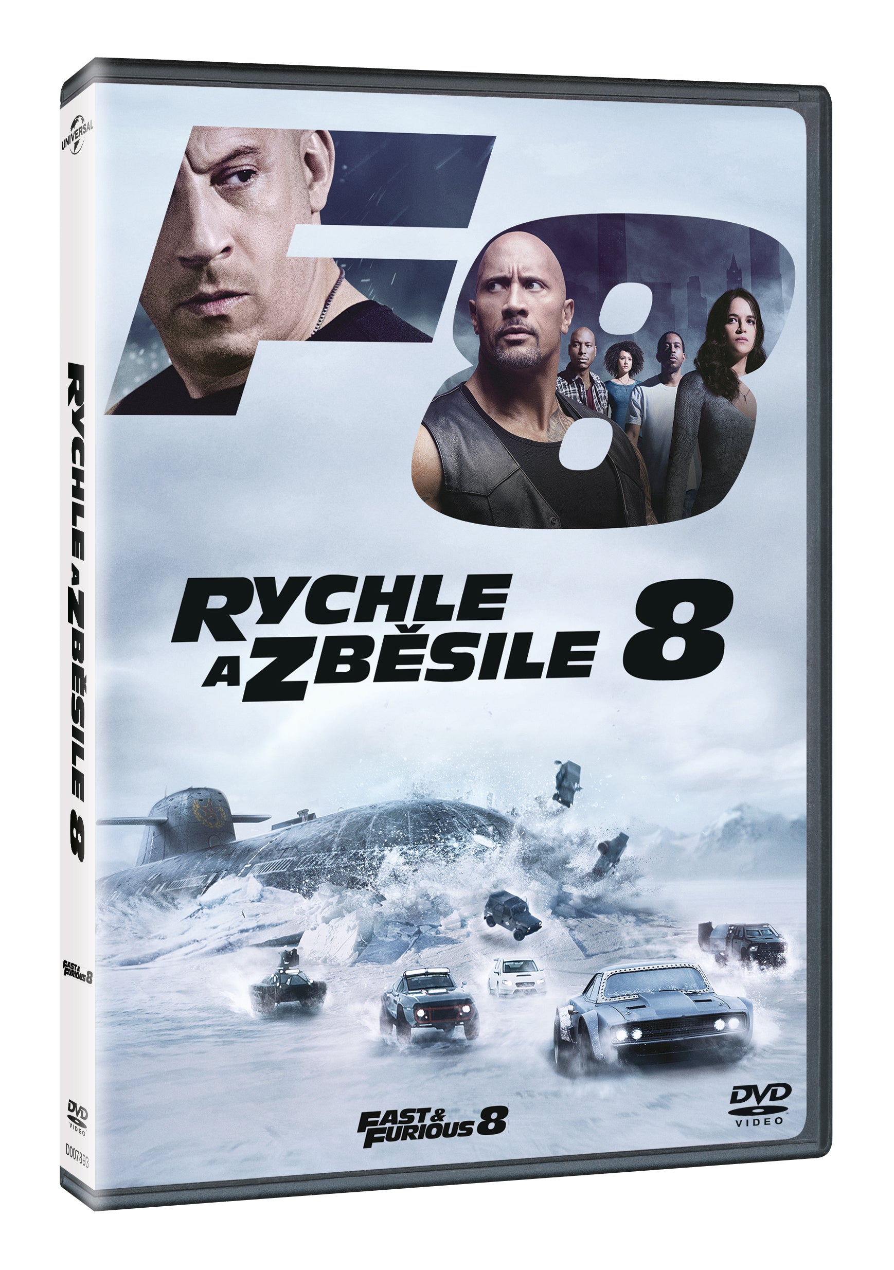 Rychle a Zbesile 8 DVD / Das Schicksal der Wütenden
