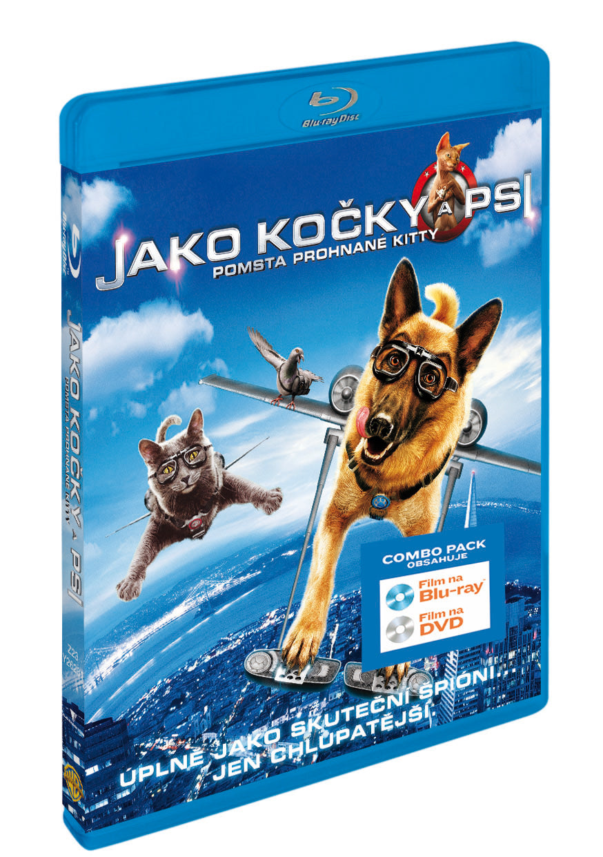 Jako kocky a psi: Pomsta prohnane Kitty BD+DVD (Combo pack) / Cats and Dogs 2: Revenge of Kitty Galore BD+DVD (Combo pack) - Czech version
