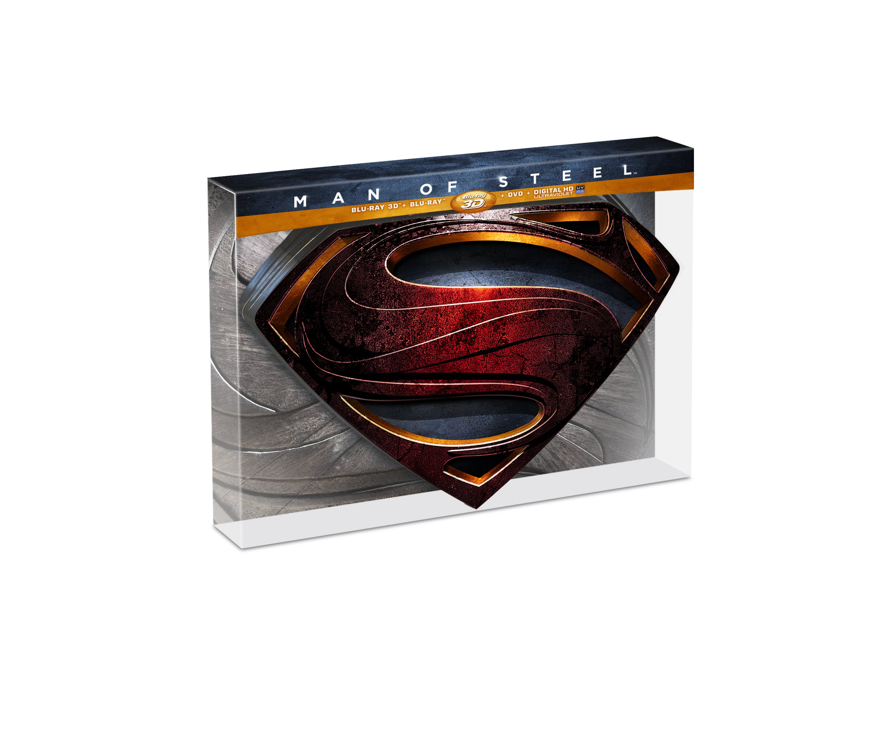 Muz z oceli 2BD (3D+2D) - kovove "S" / Man of Steel - Czech version