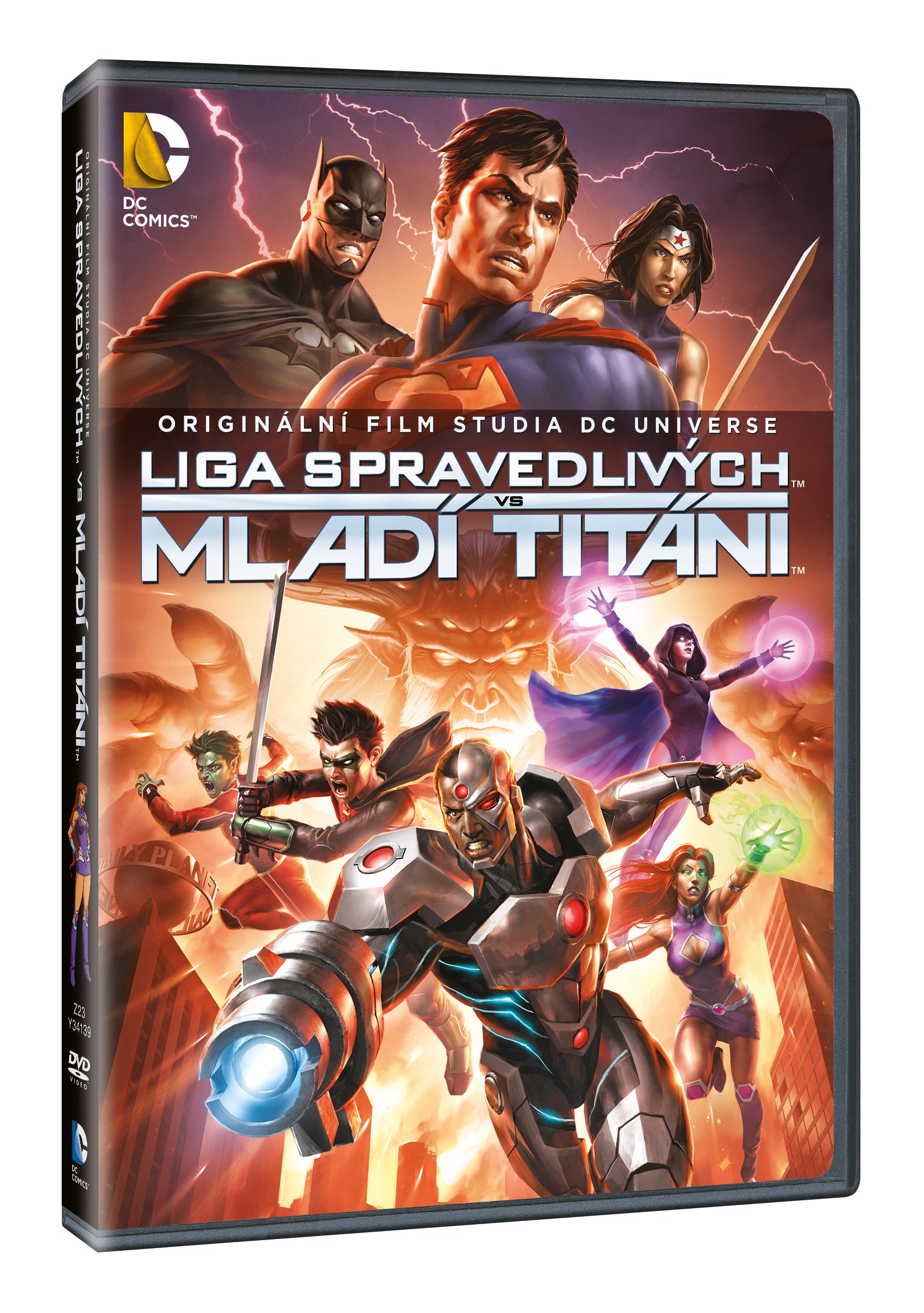 Liga spravedlivych vs Mladi Titani DVD / Justice League vs Teen Titans