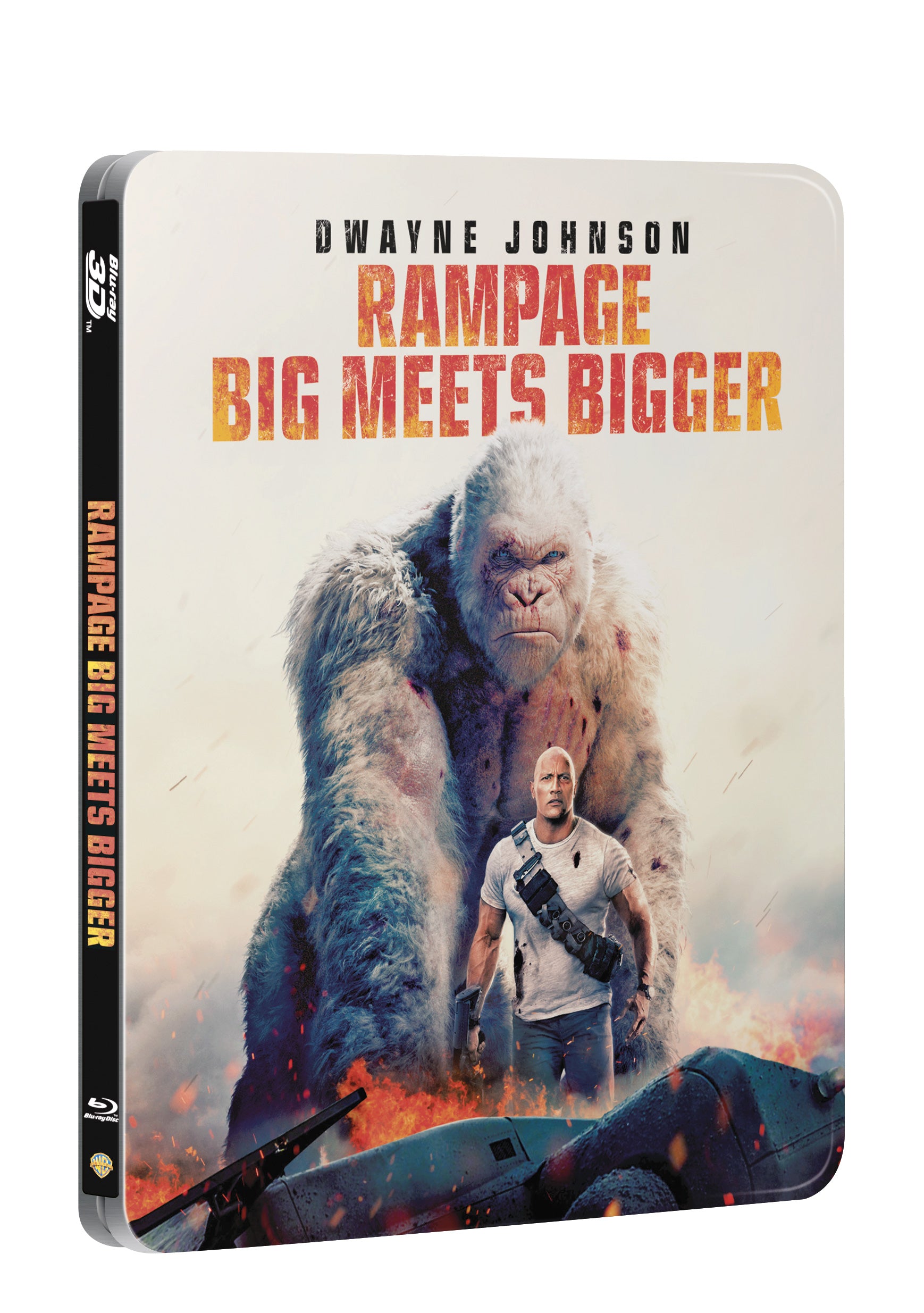 Rampage: Nicitele 2BD (3D+2D) - steelbook / Rampage - Czech version