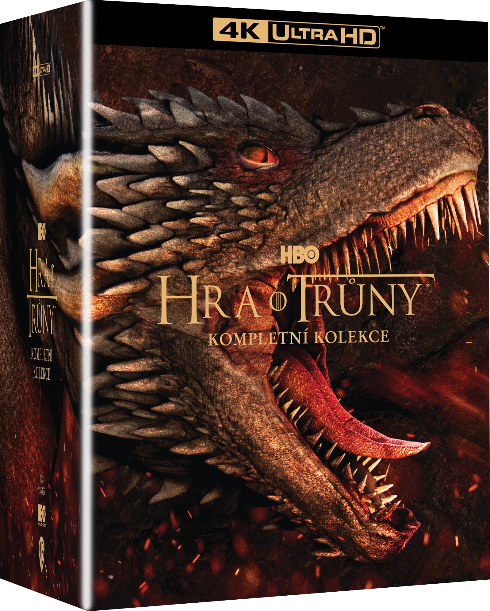 Hra o truny kolekce 1.-8. serie 33BD (UHD + 3BD bonus disk) / Game Of Thrones S1-S8 4K UHD Complete Collection - Czech version