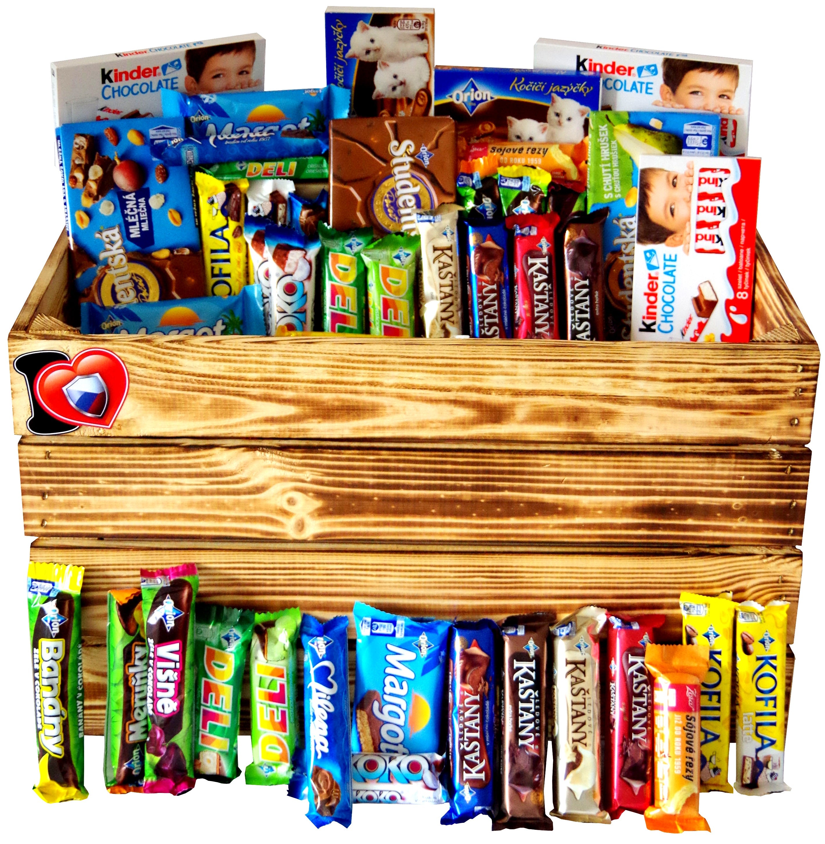 Czech sweet bars set / Set ceskych sladkosti