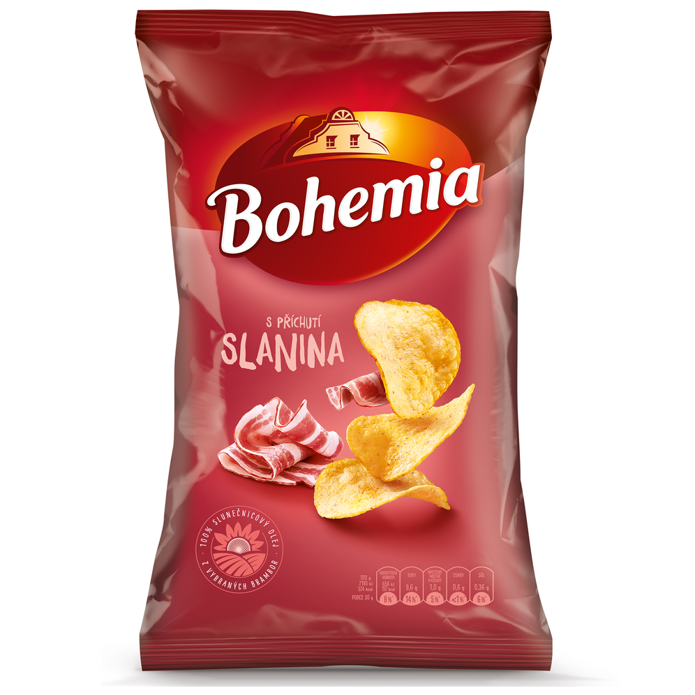 Bohemia chips 130g (assorted) / Bohemia bramburky (ruzne)