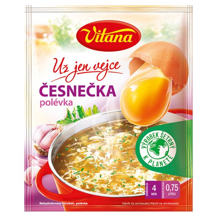 Nur Eier – Knoblauchsuppe / Uz jen vejde – Cesnecka polevka