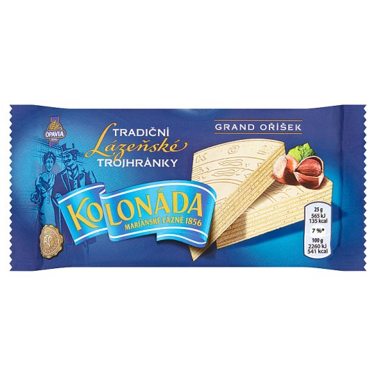 Opavia Kolonada Triangles Grand Hazelnut / Kolonada Trojhranky Lazenske Oplatky Grand Orisek