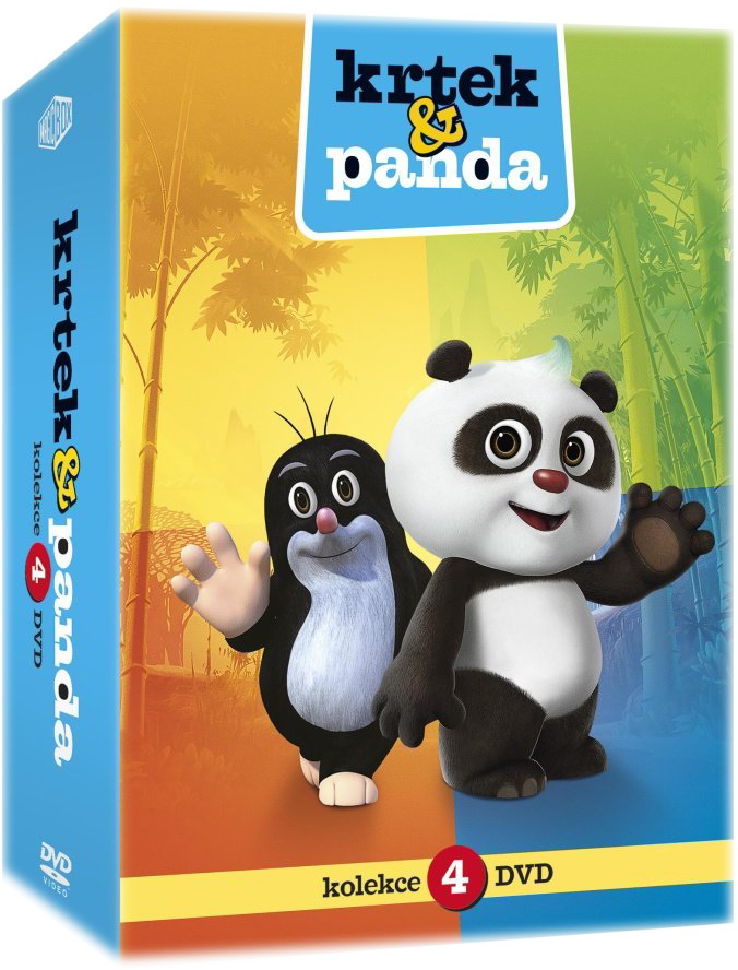 The Little Mole and Panda / Krtek a Panda 4x DVD