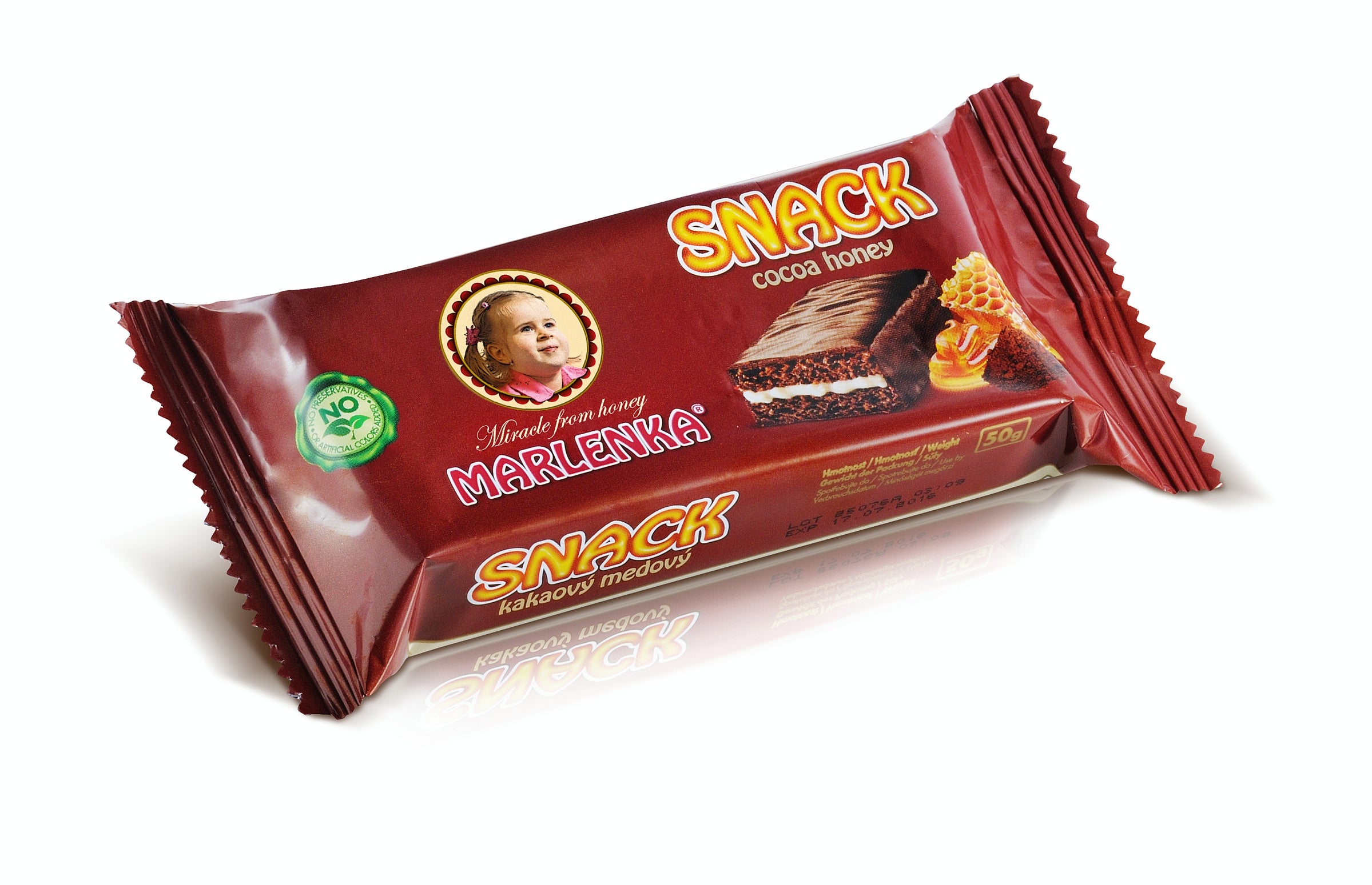 Marlenka Honey Snack 50g (Pack of 5)
