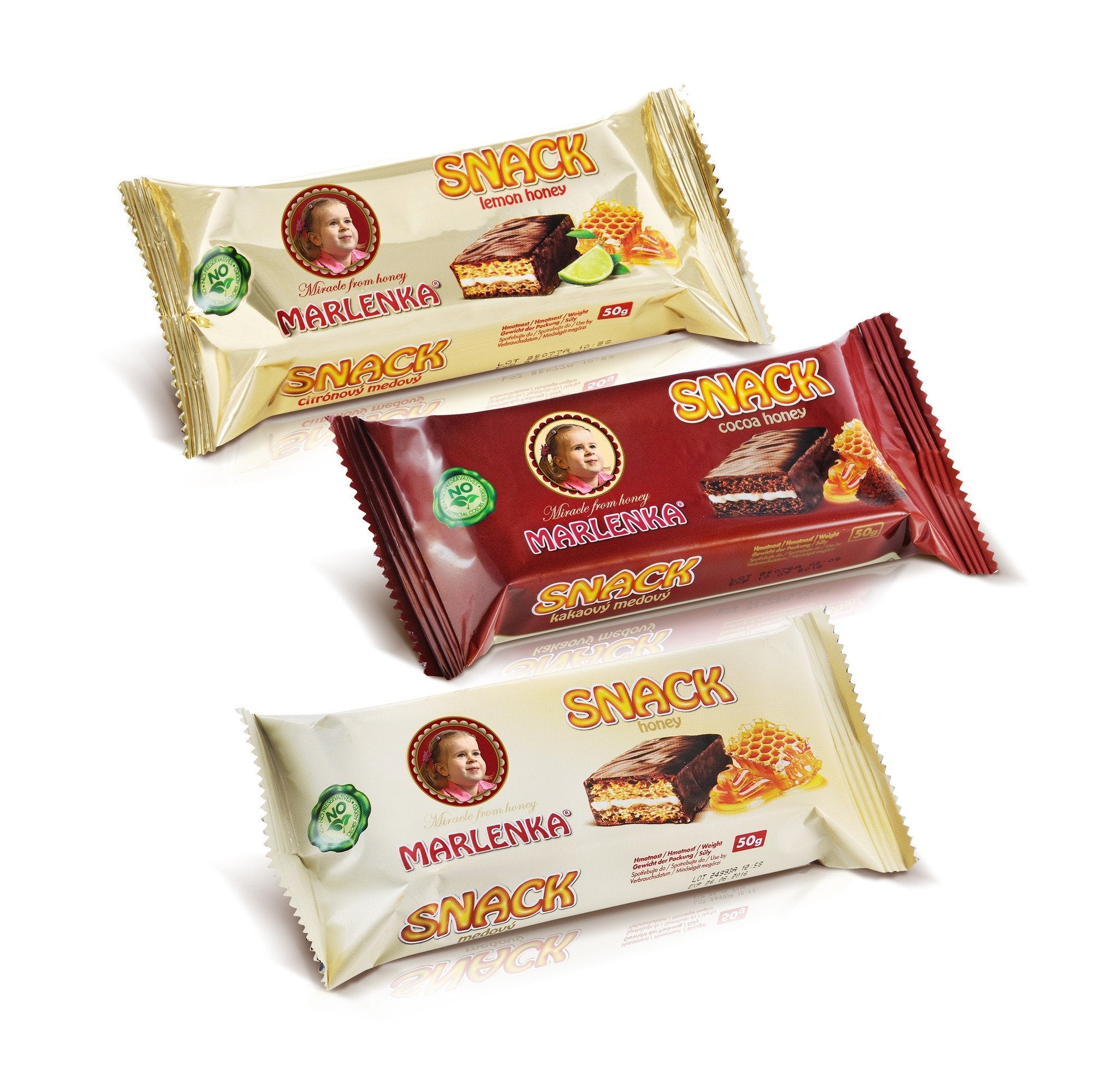 Marlenka Honey Snack 50g (Pack of 5)