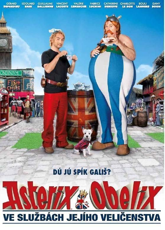 Asterix a Obelix ve sluzbach Jejiho Velicenstva DVD /
