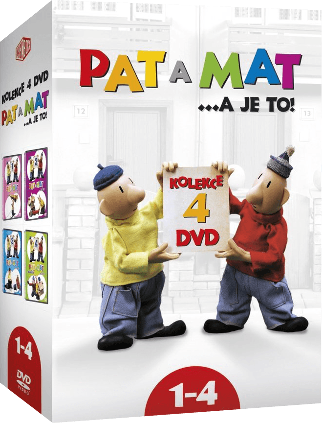 Pat & Mat/Pat a Mat 4x DVD 1-4 - czechmovie