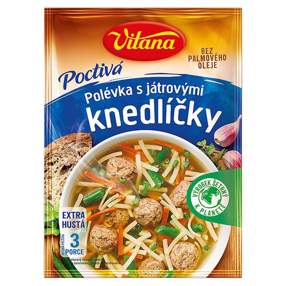 Suppe mit Leberknödeln / Polevka s Jatrovymi Knedlicky