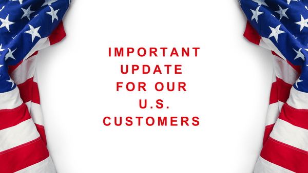 Important update for our customers in the USA