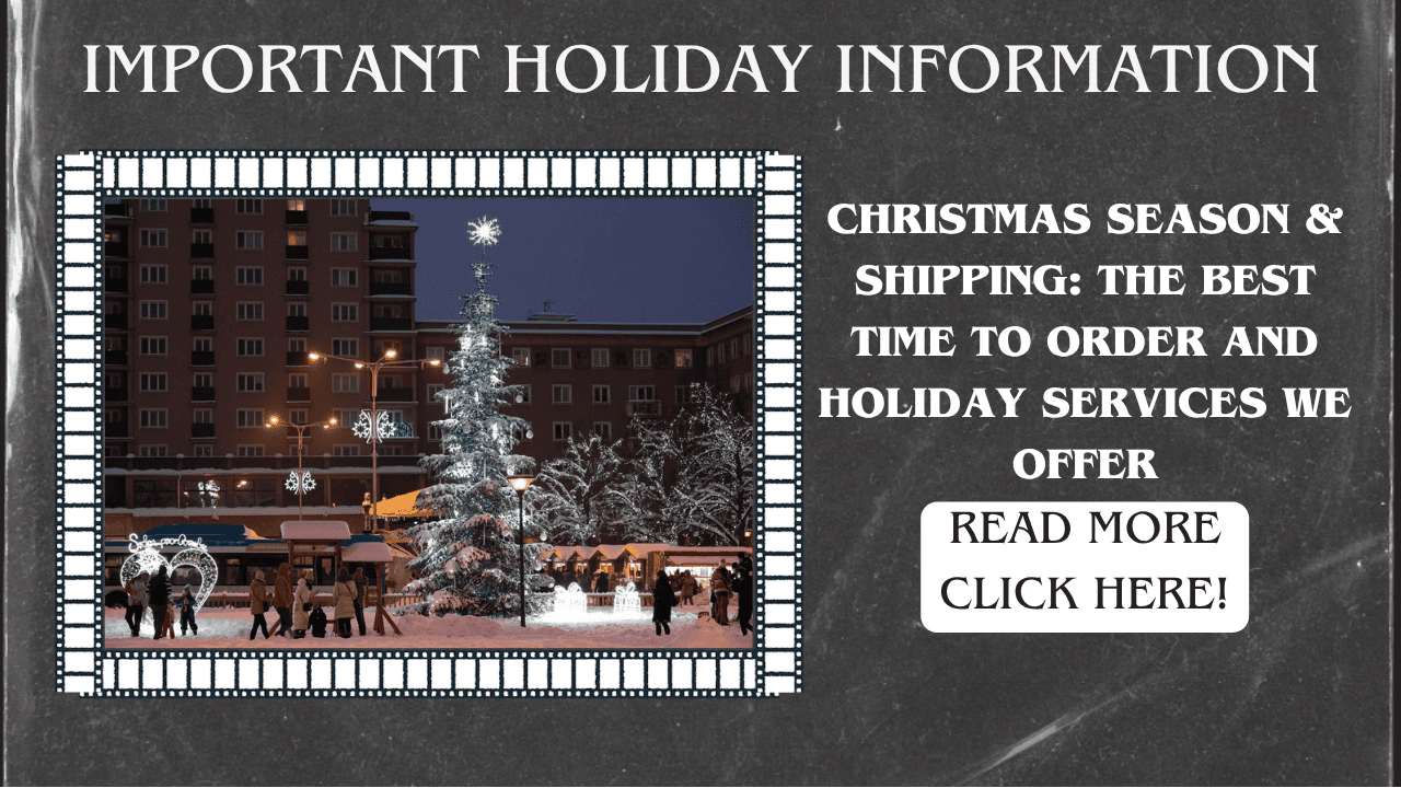 Christmas Season & Shipping: The Best Time to Order and Holiday Services We Offer