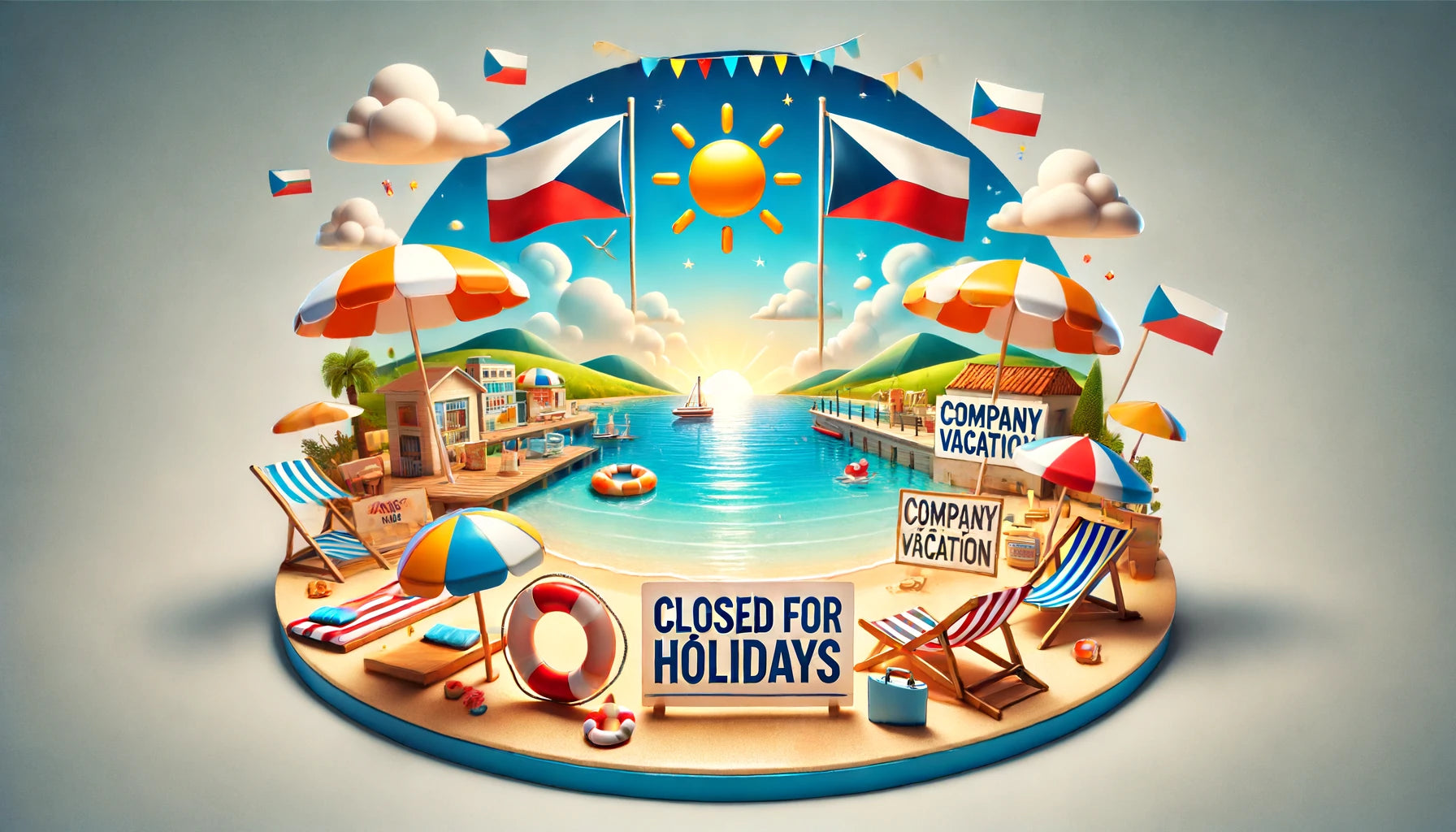 Summer Vacation Announcement: Company Holiday from July 23 to August 8