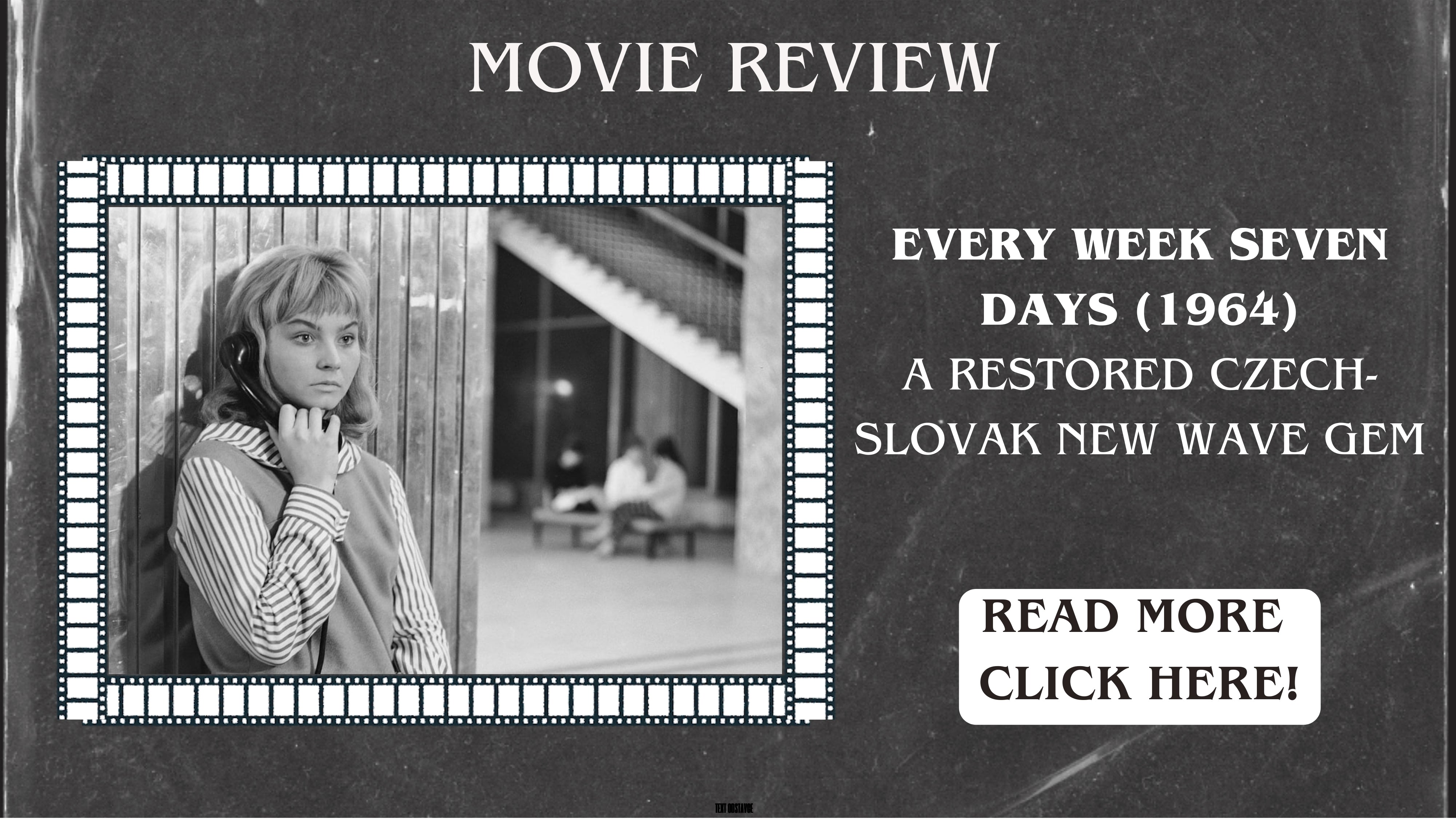 Every Week Seven Days (1964) – A Restored Czech-Slovak New Wave Gem 🎬✨