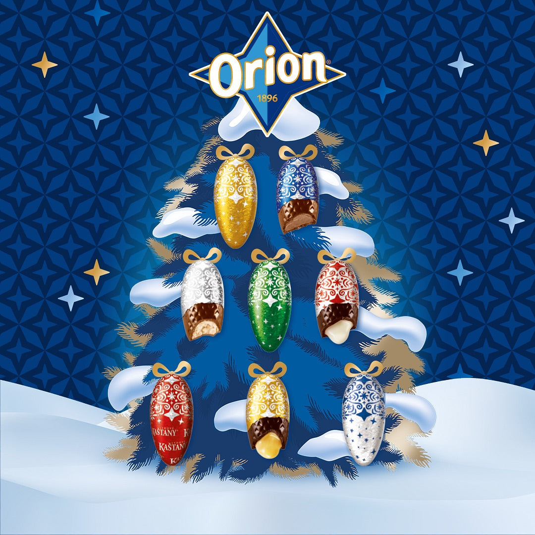 Orion Christmas Collection Family Milk Chocolate: A Classic Czech Holiday Tradition