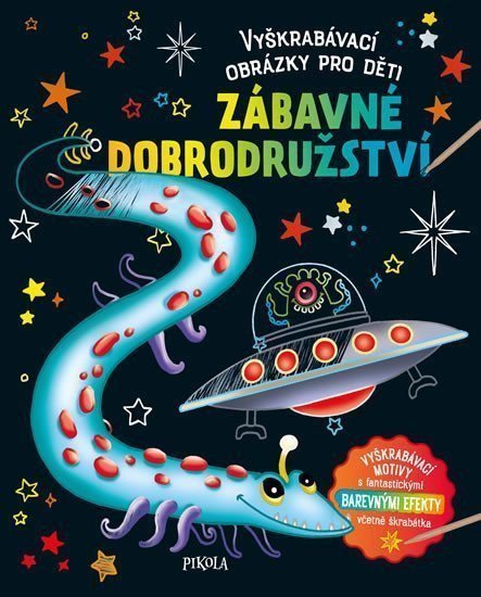 Vyškrabávací obrázky pro děti Zábavné dobrodružství