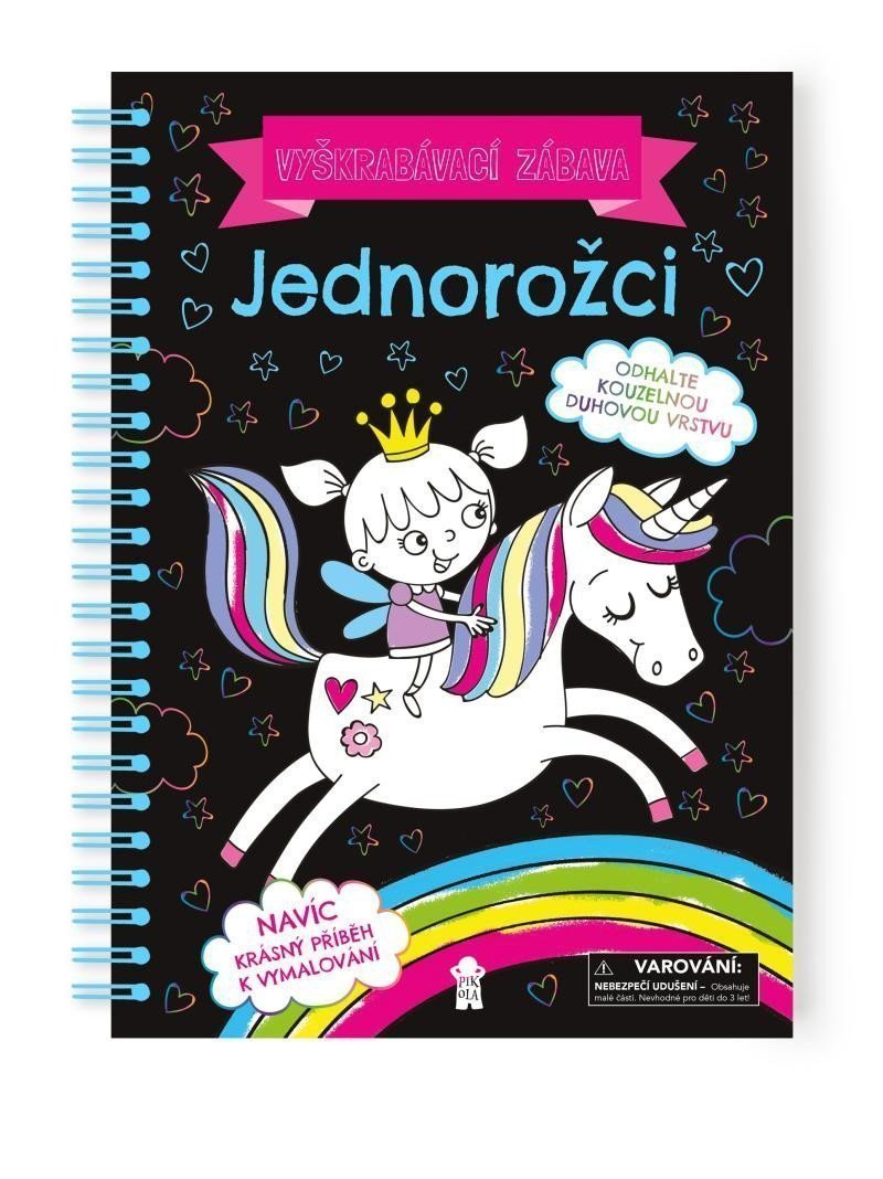 Vyškrabávací zábava Jednorožci