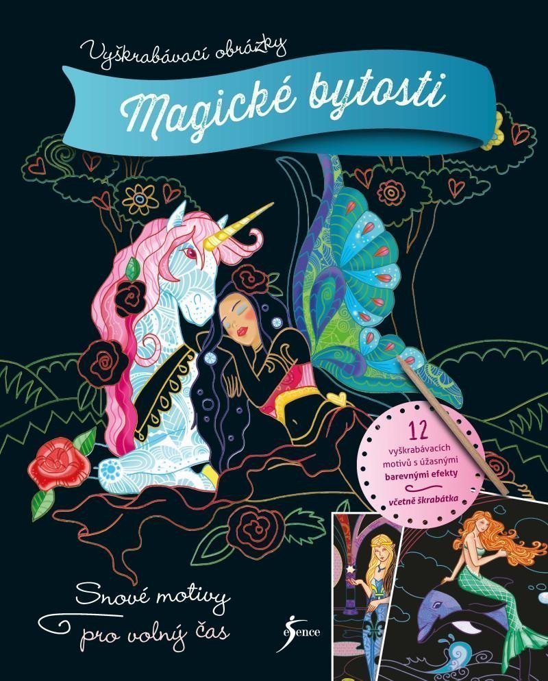 Vyškrabávací obrázky Magické bytosti