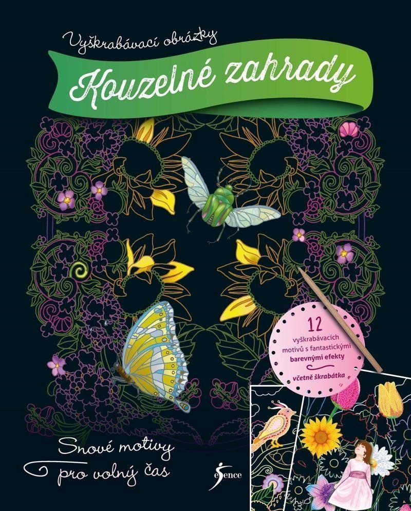 Vyškrabávací obrázky Kouzelné zahrady