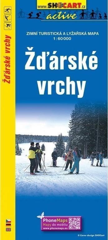 Žďárské vrchy - lyžařská mapa 160 000