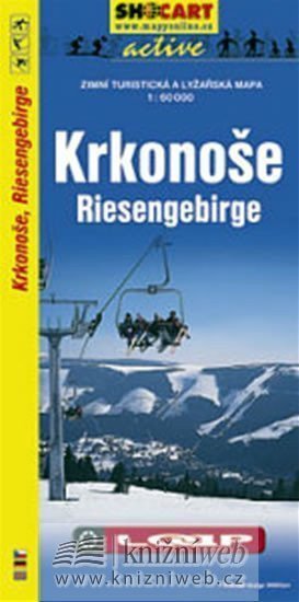 Krkonoše lyžařská mapa 160 000