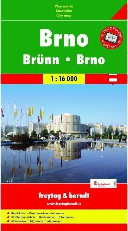 Brno mapa 116 000