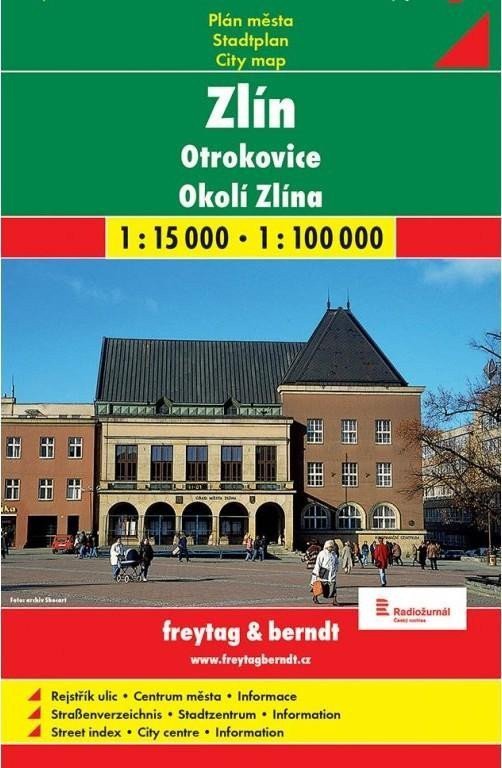 Zlín  Otrokovice mapa 115 000