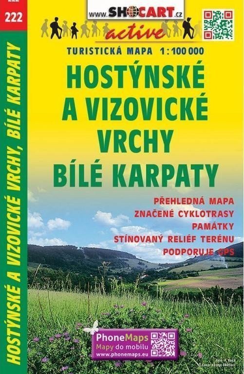 SC 222 Hostýnské a Vizovické vrchy Bílé Karpaty 1100 000
