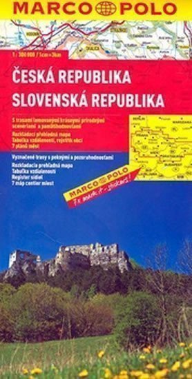 Česká rep. a Slovenská rep. - automapa 1:300 000 (2007)