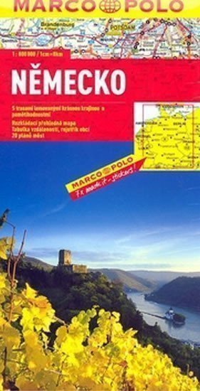 Německo - automapa 1:800 000 (2007)
