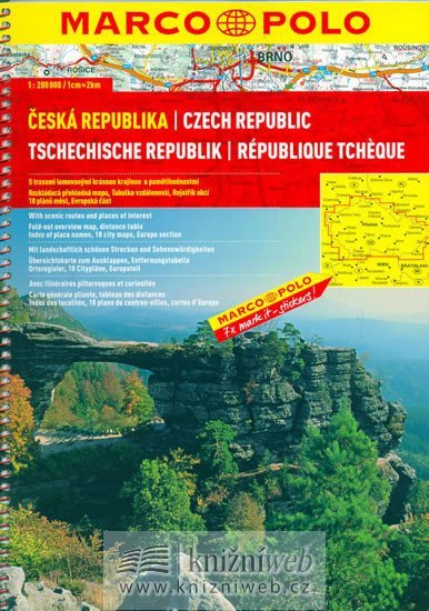 Česká republika - 1:200 000 (s trasami.. (2007)
