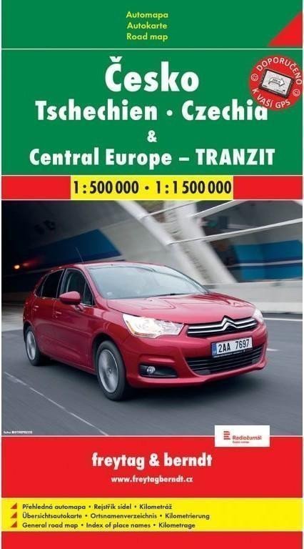 Česko automapa 1500 000 edice Tranzit