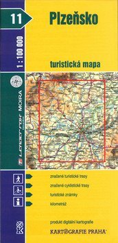 1100T 11-Plzeňsko turistická mapa